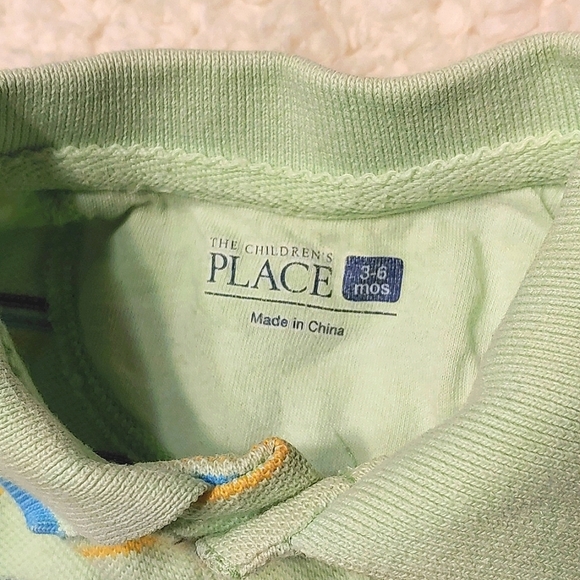 Bundle of Boy's 3-6mo Striped Rompers - Picture 11 of 12